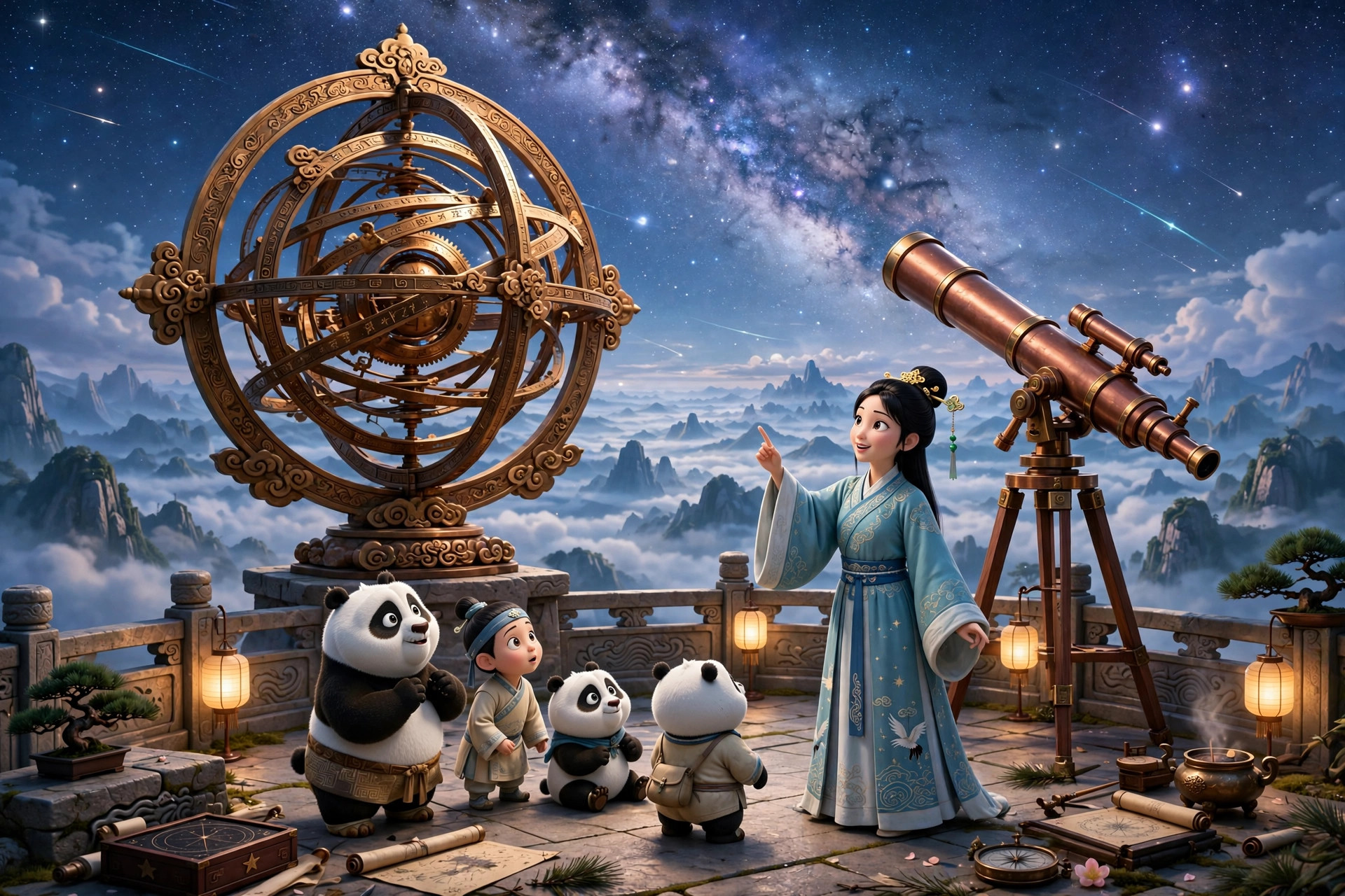 观星天文系摘星台全景